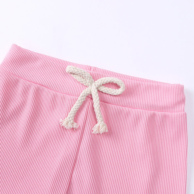 PREORDER: The Gabby Ribbed and Ruffle Girl's Play Set 5.6.24 OSYM