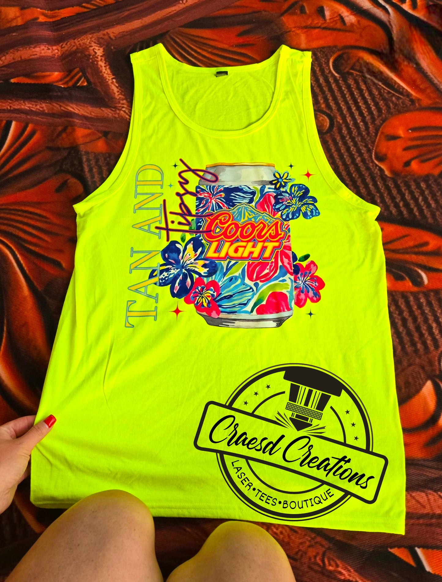 Neon beer tank