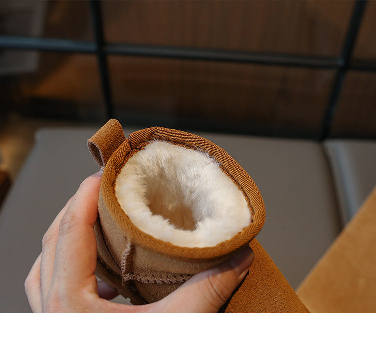PREORDER: Faux Fur and Suede Mini Boots 9.8.25 osym