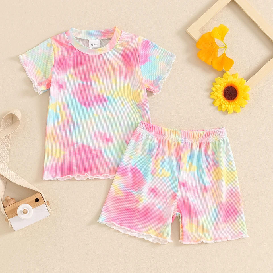 PREORDER: The Trina Tie Dye Girl's Set 5.6.24 osym