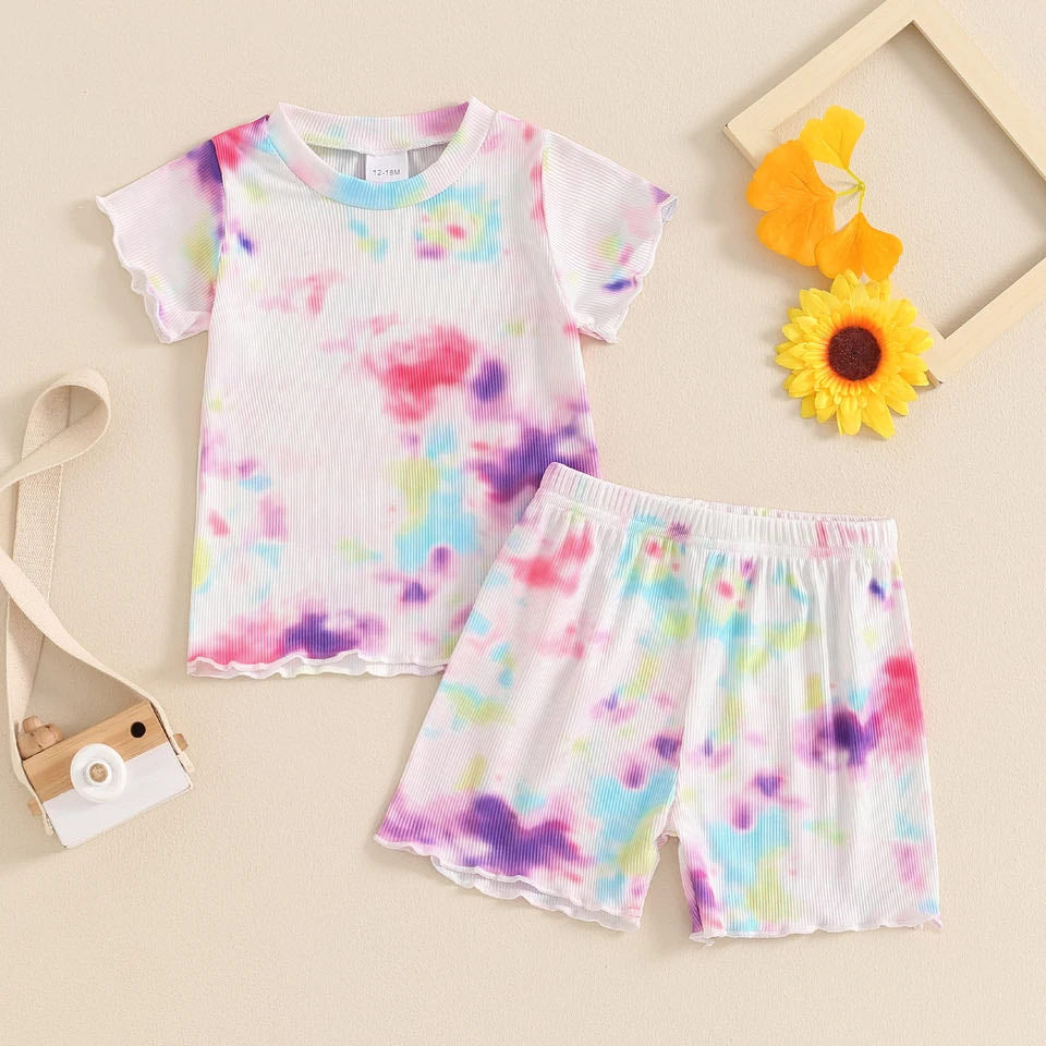 PREORDER: The Trina Tie Dye Girl's Set 5.6.24 osym