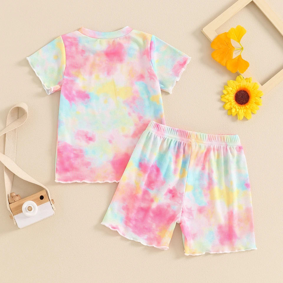 PREORDER: The Trina Tie Dye Girl's Set 5.6.24 osym