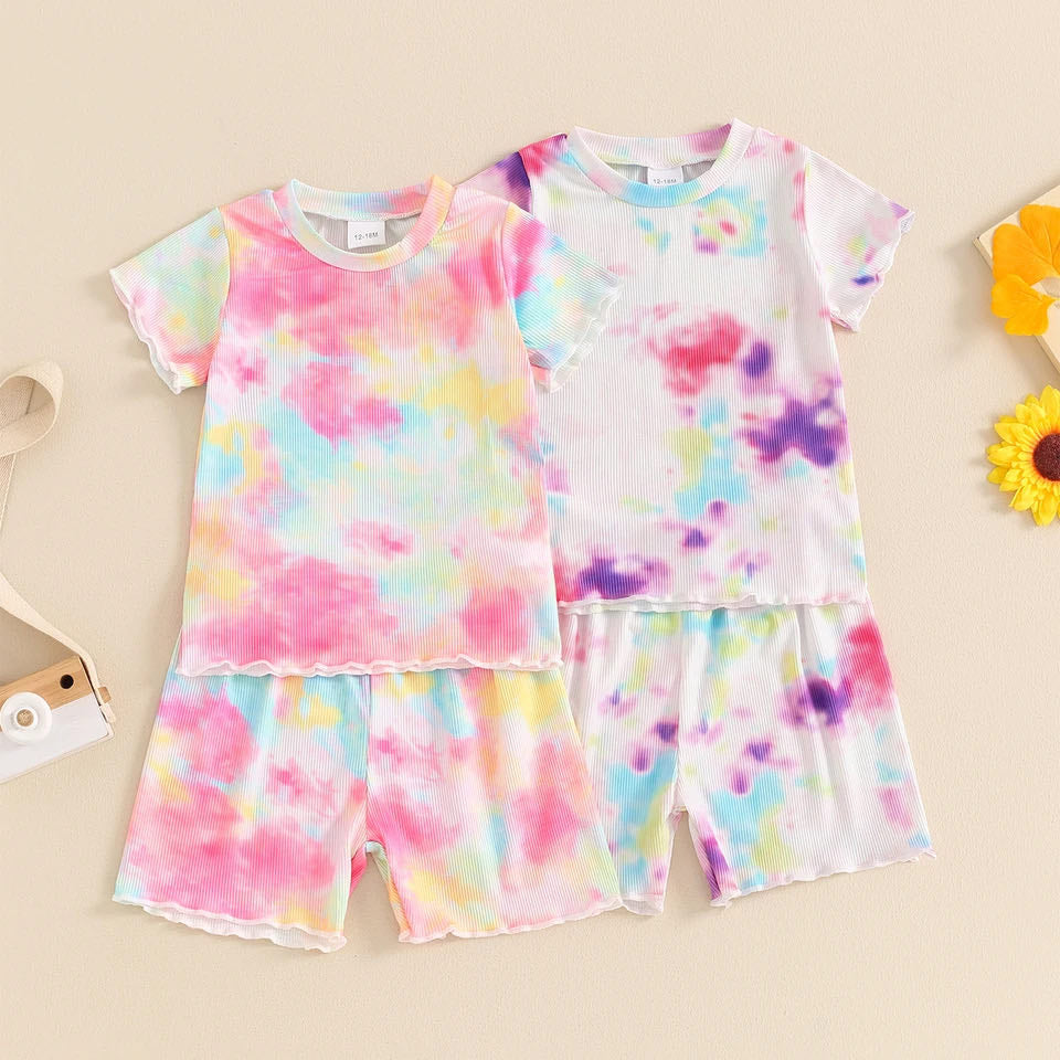 PREORDER: The Trina Tie Dye Girl's Set 5.6.24 osym