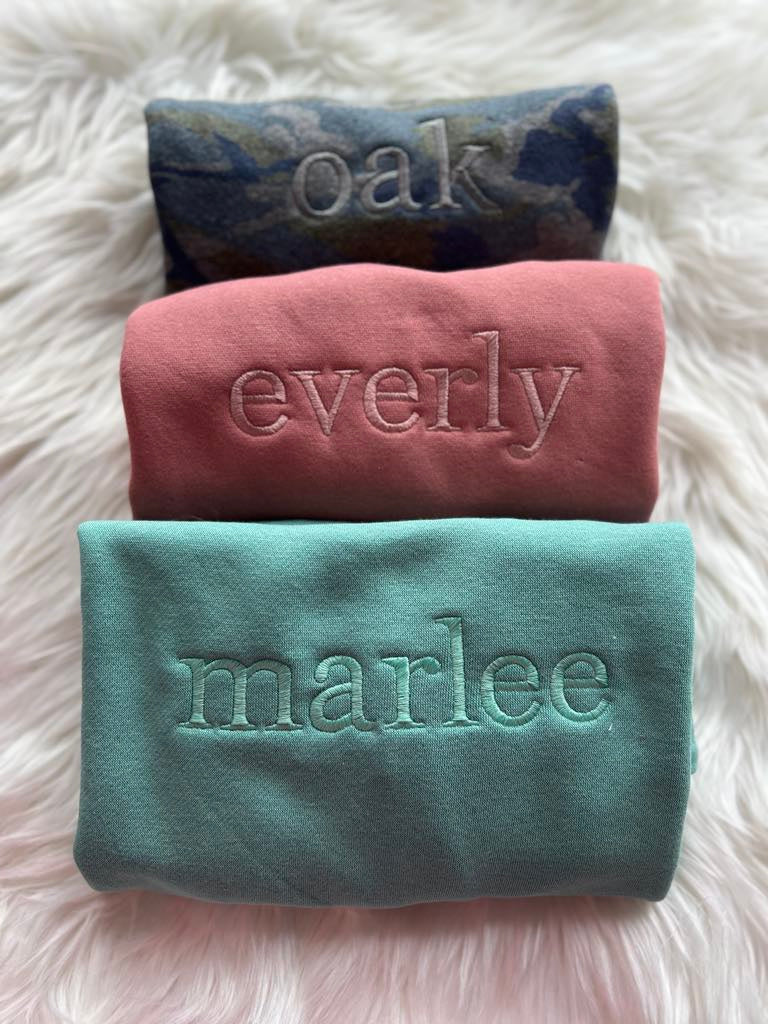 PREORDER: CUSTOM KID Crewneck- Now Adult Sizes 9.15.25 OSYM