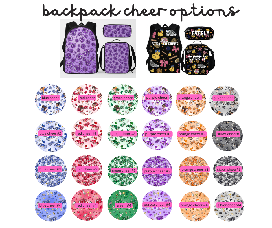 Preorder: Custom design Backpack (2) 7.7.25 osym