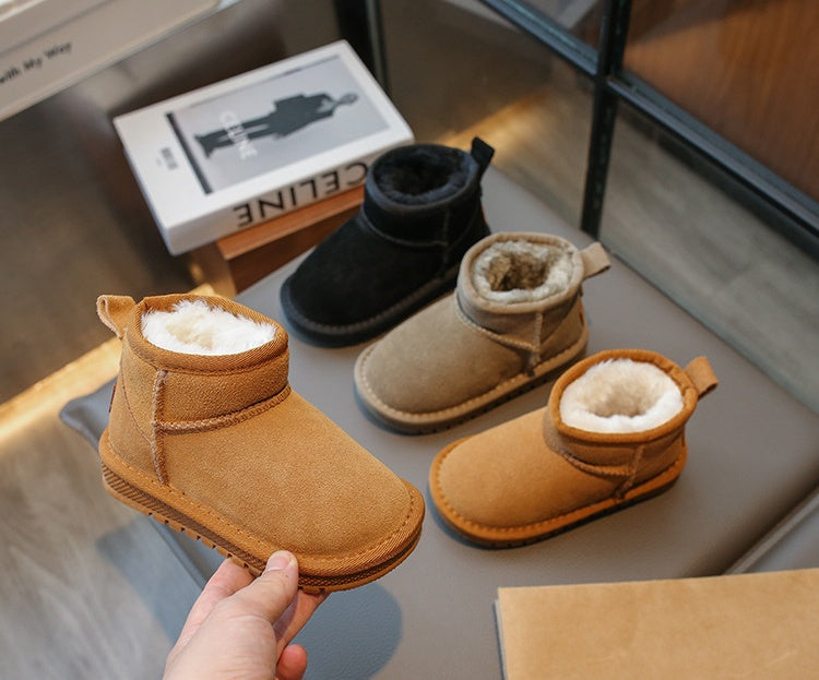 PREORDER: Faux Fur and Suede Mini Boots 9.8.25 osym
