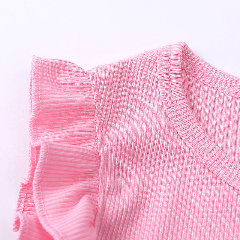 PREORDER: The Gabby Ribbed and Ruffle Girl's Play Set 5.6.24 OSYM