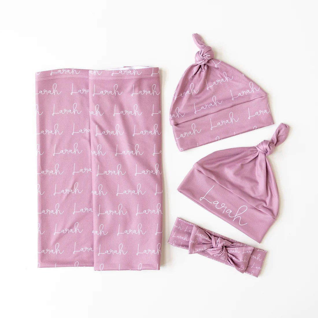 PREORDER: Repeating 3-Piece Blanket and Bow/Hat Set 9.8.25 osym