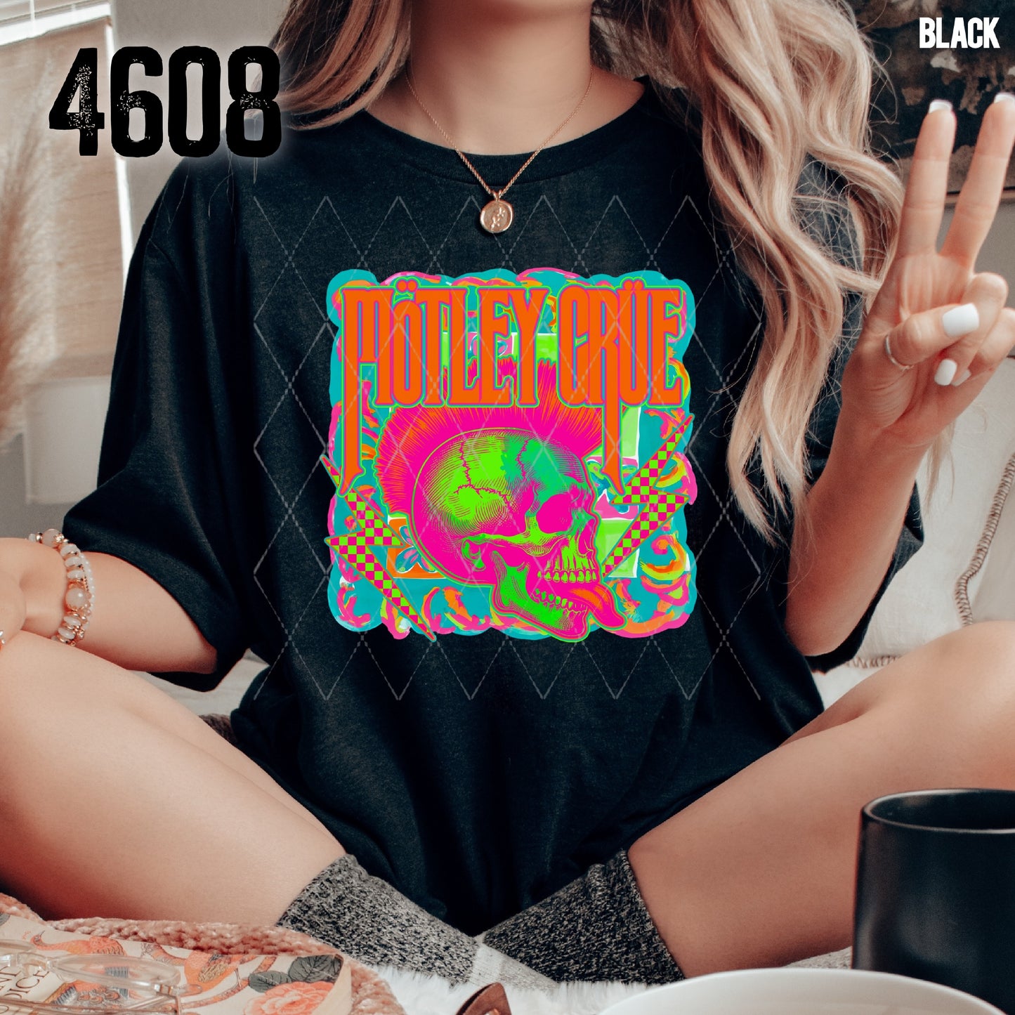 Neon band tank/tee