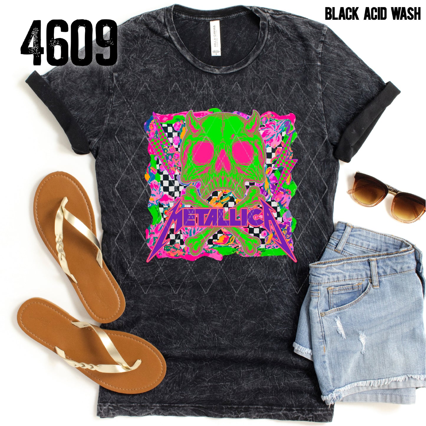 Neon band tank/tee