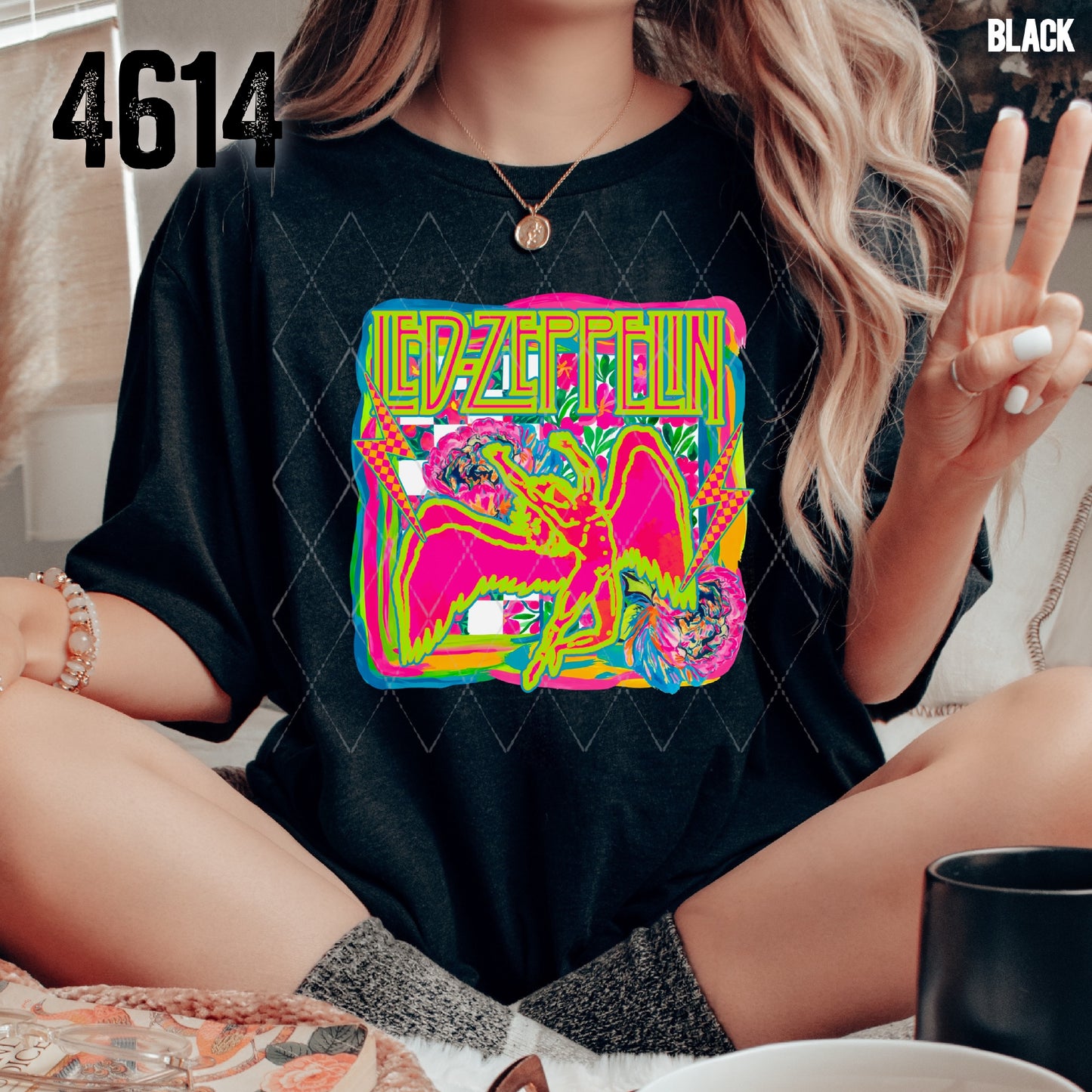 Neon band tank/tee