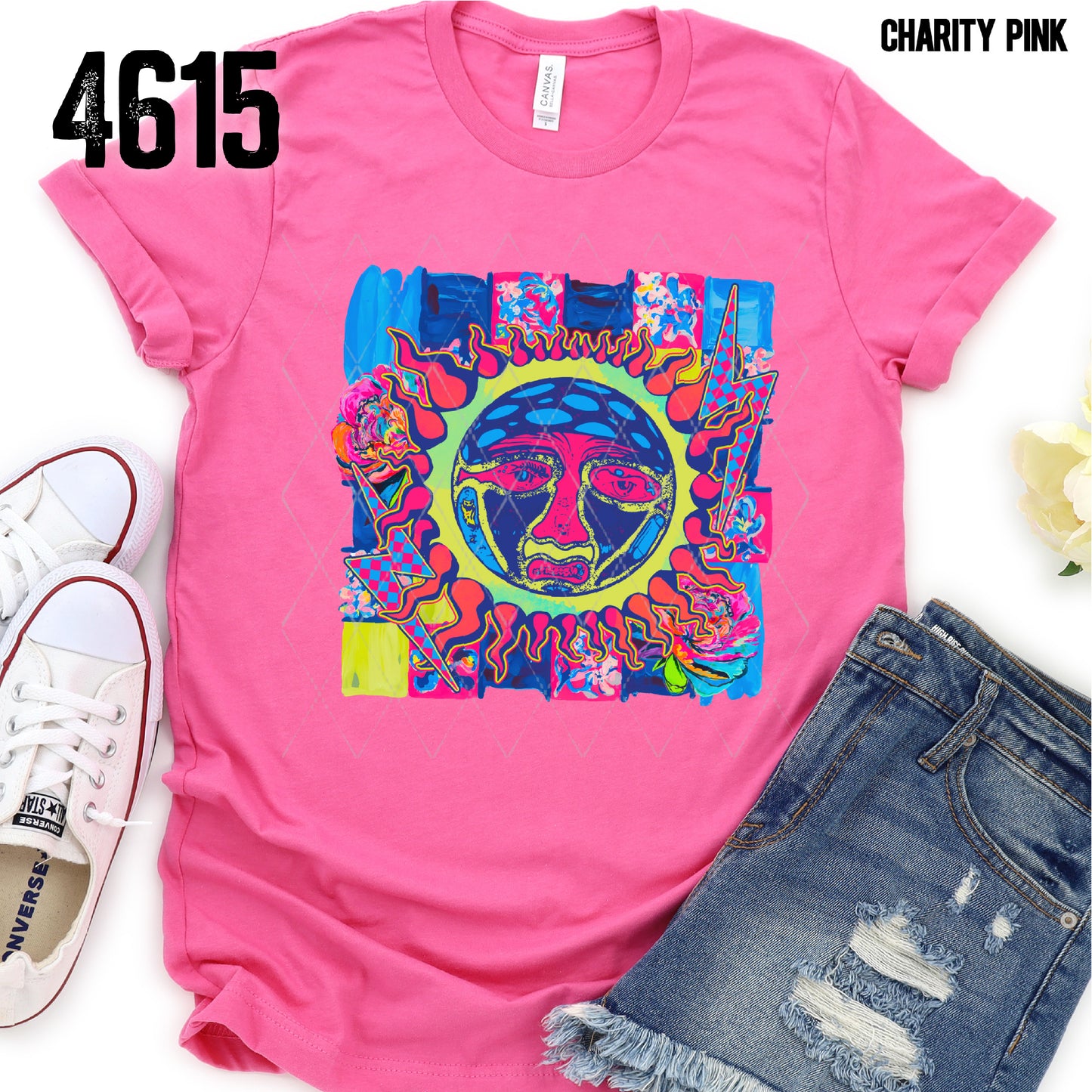 Neon band tank/tee