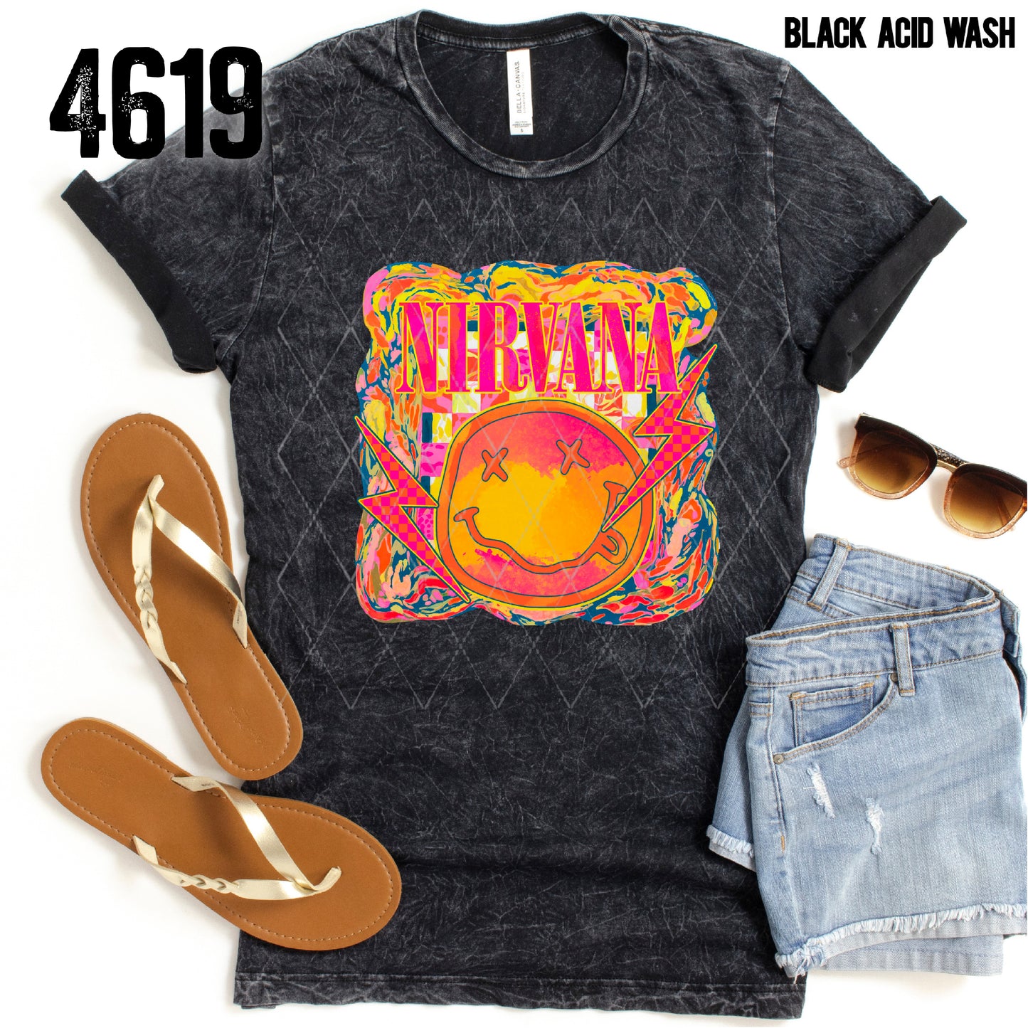Neon band tank/tee