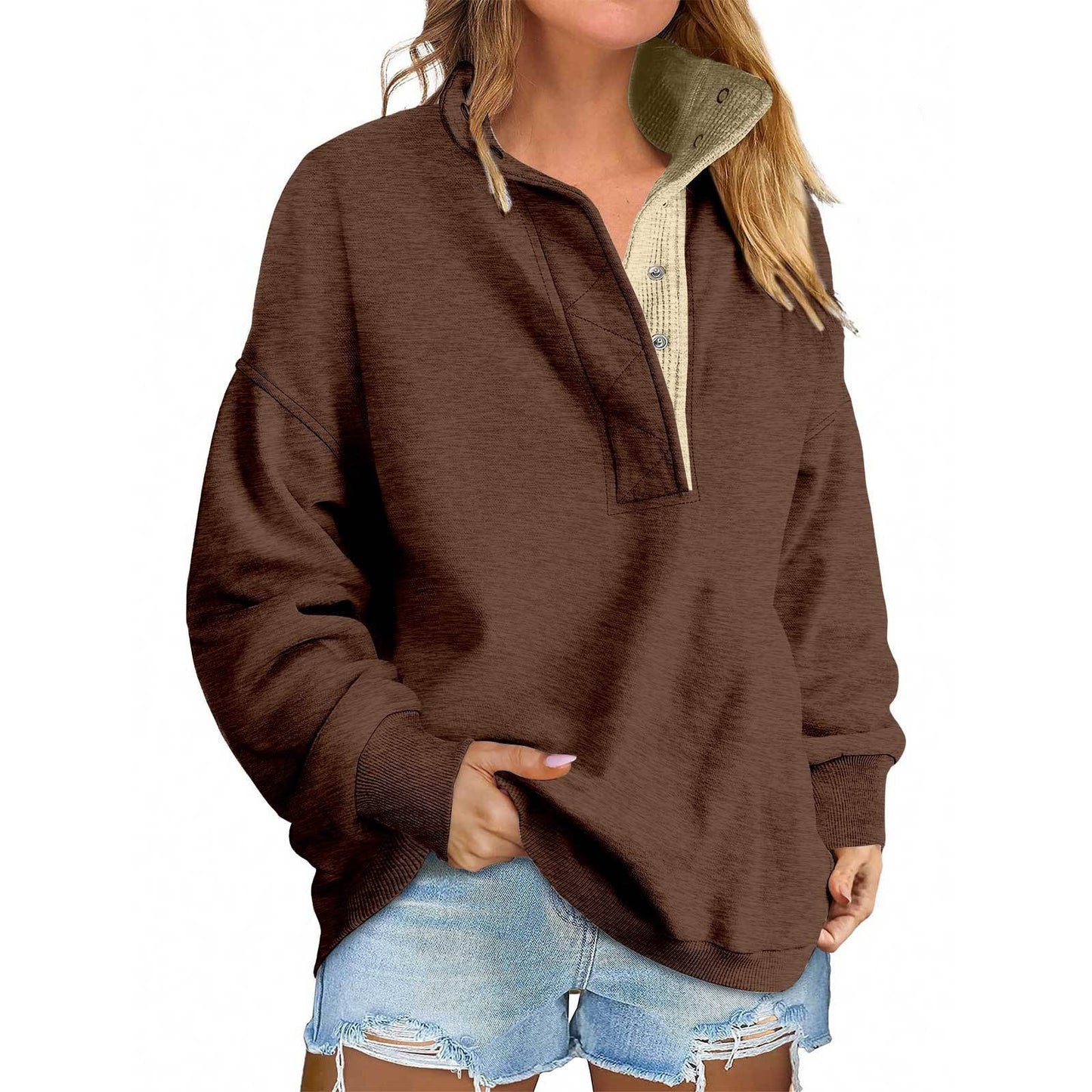 PREORDER: Alexah Waffle Henley 9.15.25