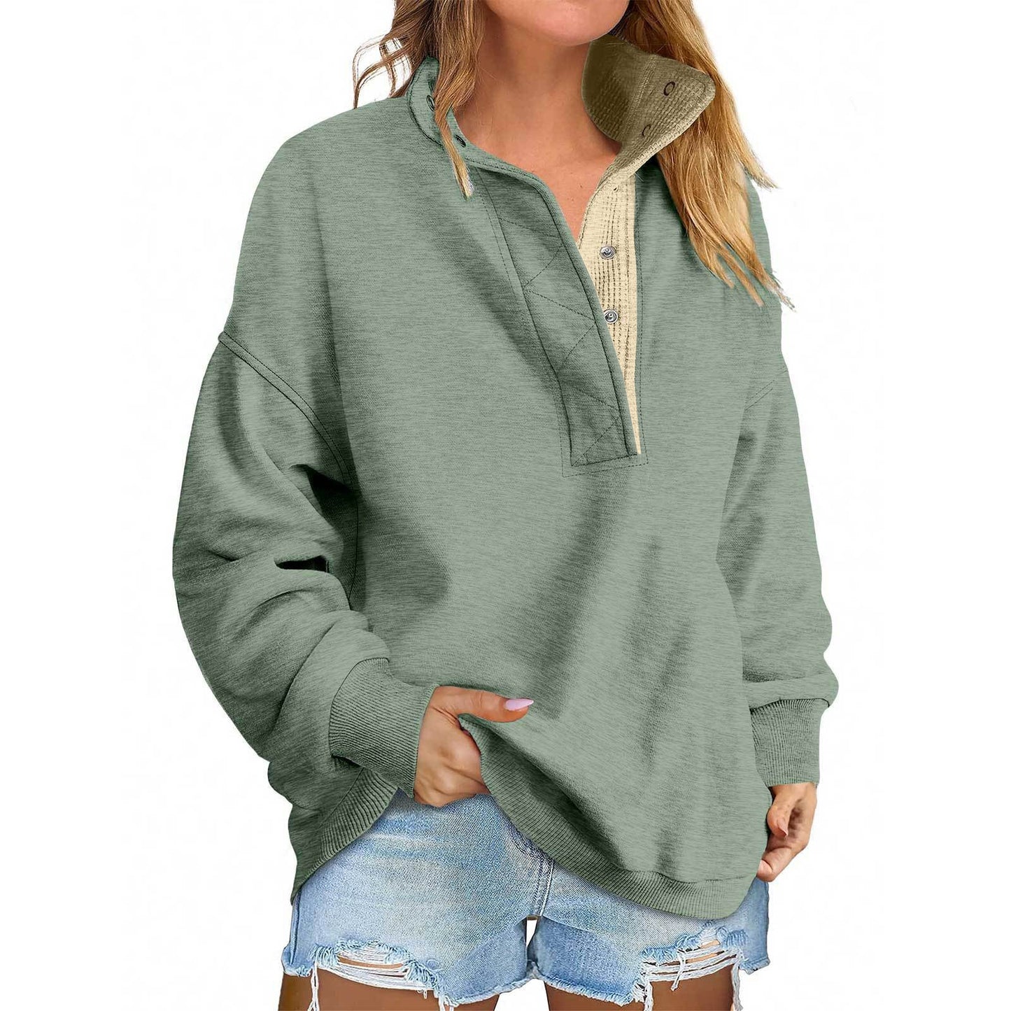 PREORDER: Alexah Waffle Henley 9.15.25