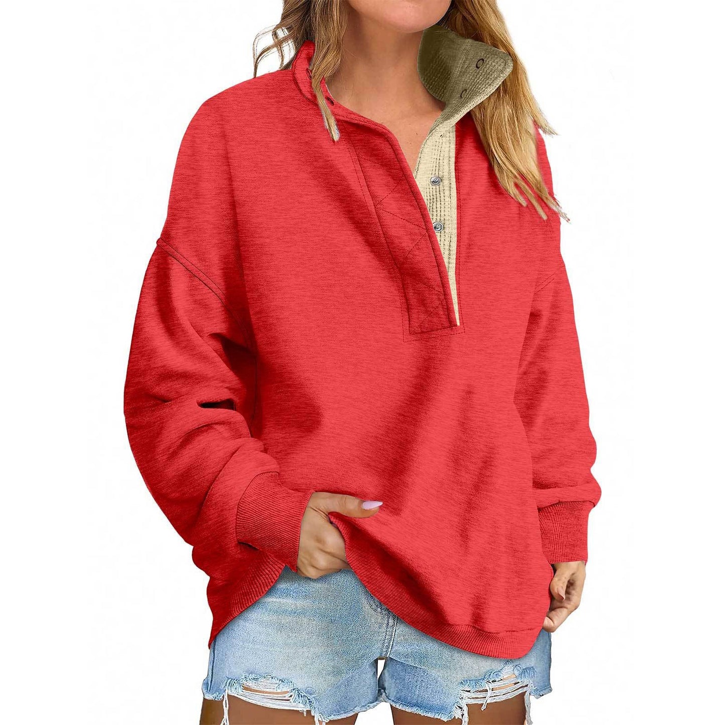 PREORDER: Alexah Waffle Henley 9.15.25