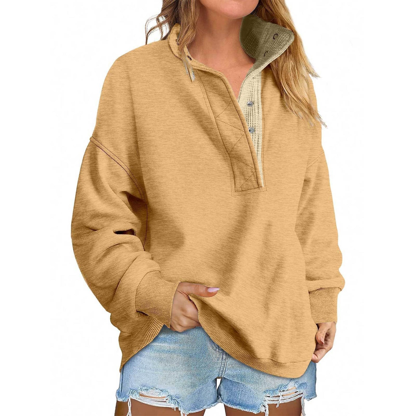 PREORDER: Alexah Waffle Henley 9.15.25