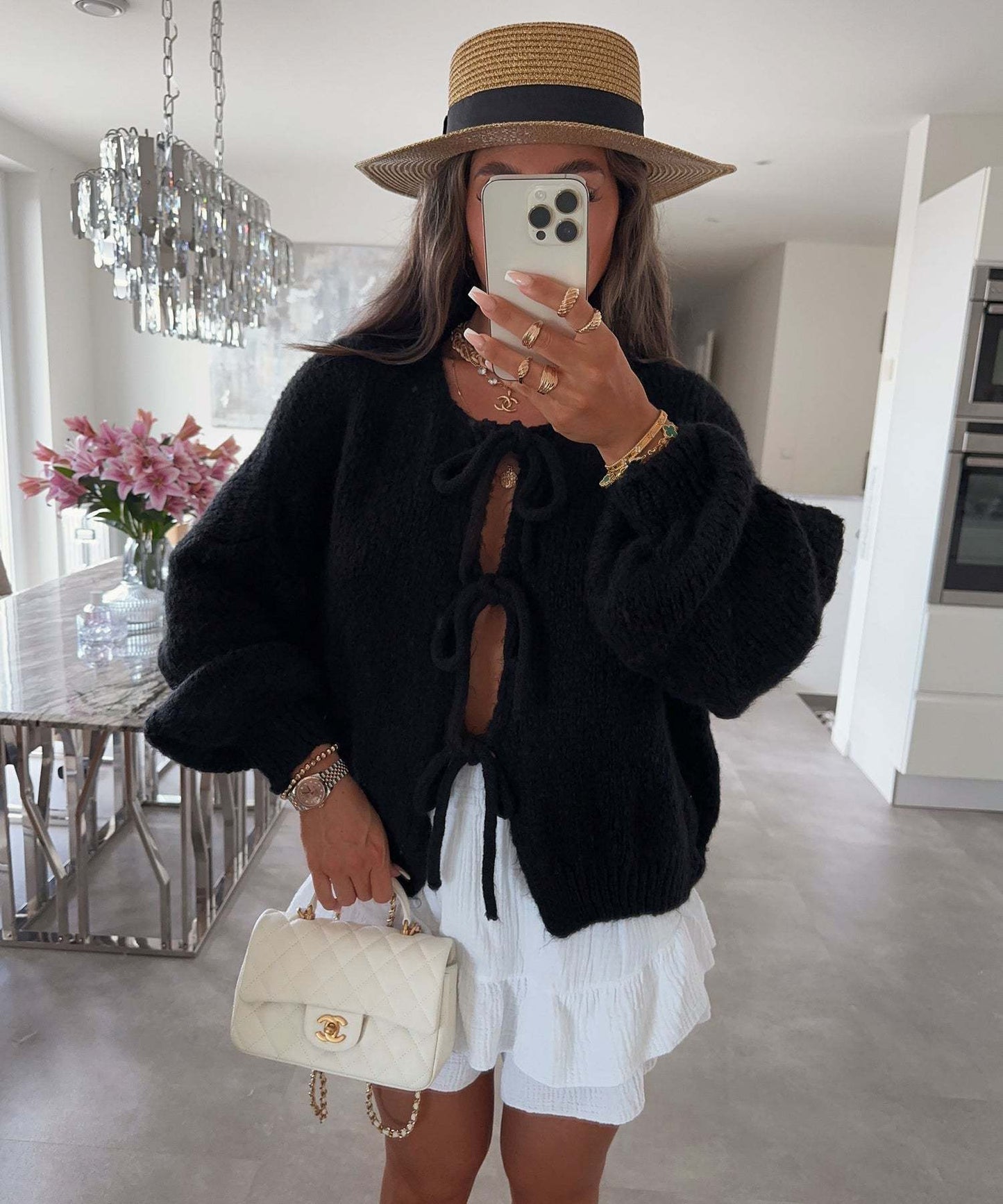 PREORDER: Bow Tie Slouchy Sweater 9.15.25