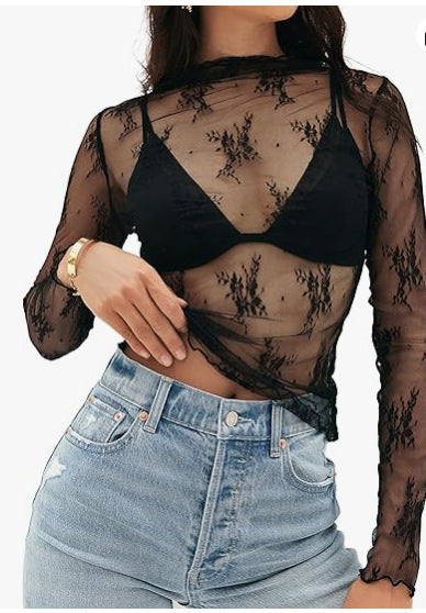 Preorder: long sleeve lace top 9.15.25