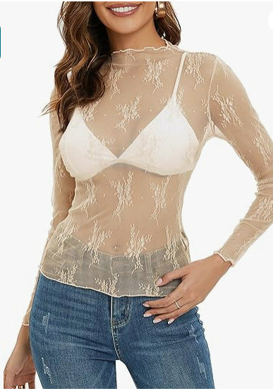 Preorder: long sleeve lace top 9.15.25