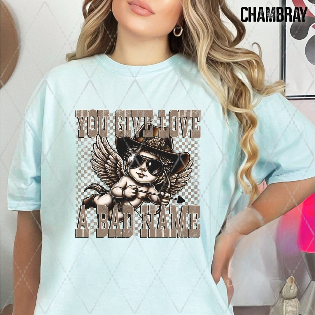 You give love a bad name Cupid