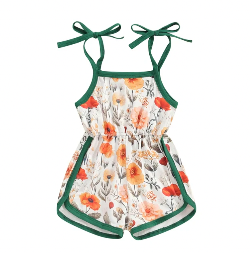 Green Poppy Tied Sleeve Jumper