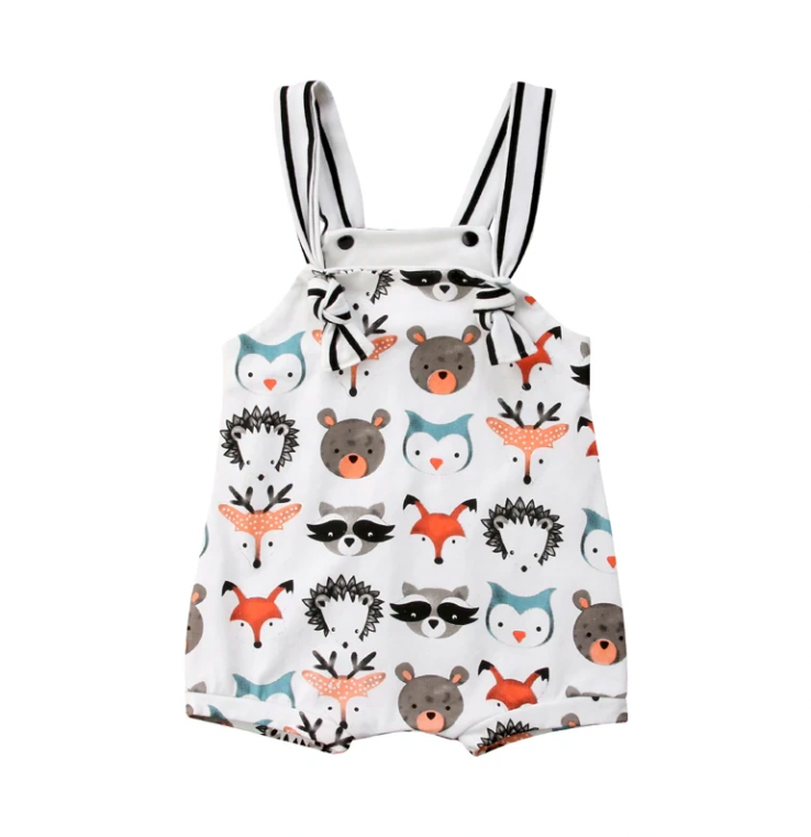 Woodland Knotted Romper