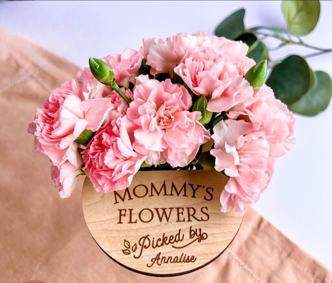 Mothers Day flowers jar