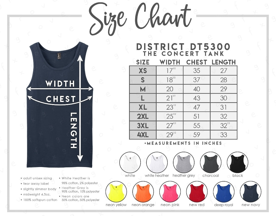 Neon band tank/tee