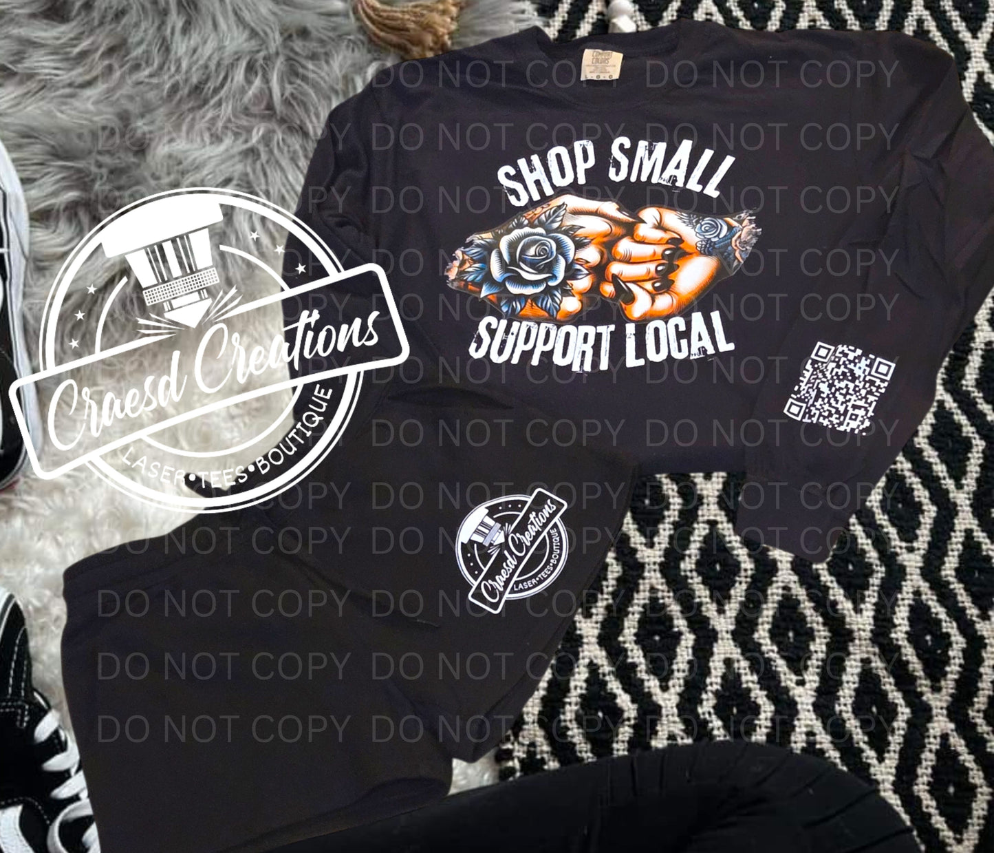 Shop Small Support Local- Craesd Creations Set