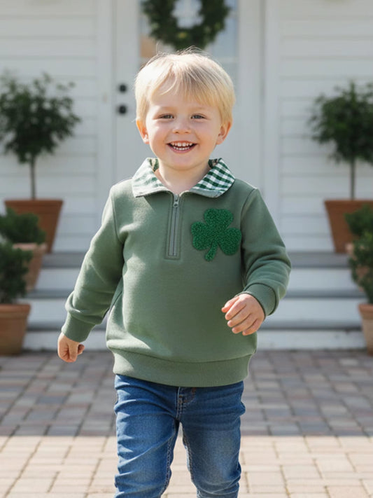 PREORDER: Little Lucky Shamrock Pullover 1.12.26