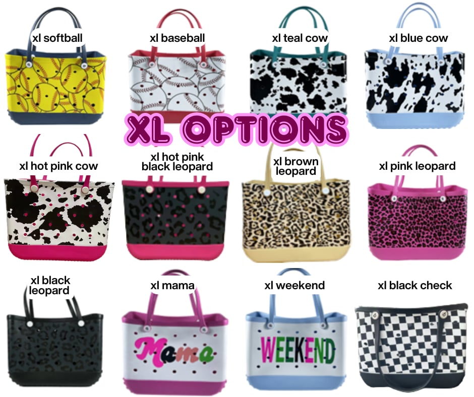 PREORDER: XL EVA CUSTOM TOTE BAG 7.7.25