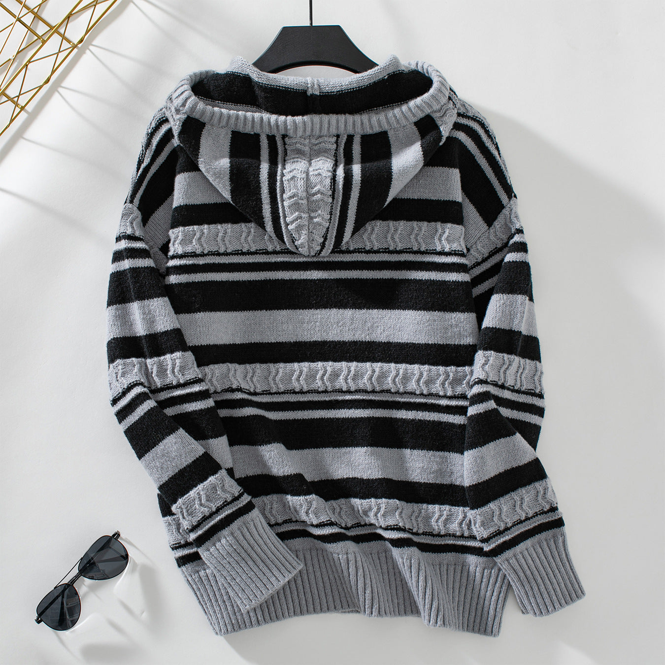 PREORDER: The Seirra Stripe and Hood Pullover 12.23.24