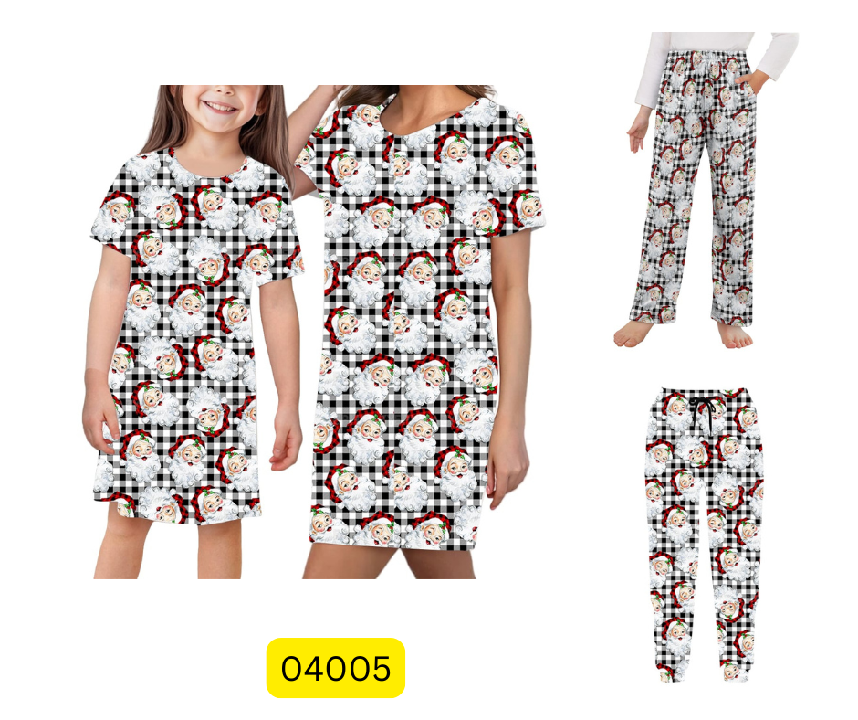 PREORDER:  joggers/ STRIAGHT LEG PANT CHRISTMAS PRINT 10.13.25