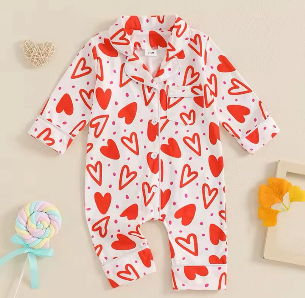 PREORDER: Warm my Heart One-piece Pajama 12.23.24 osym