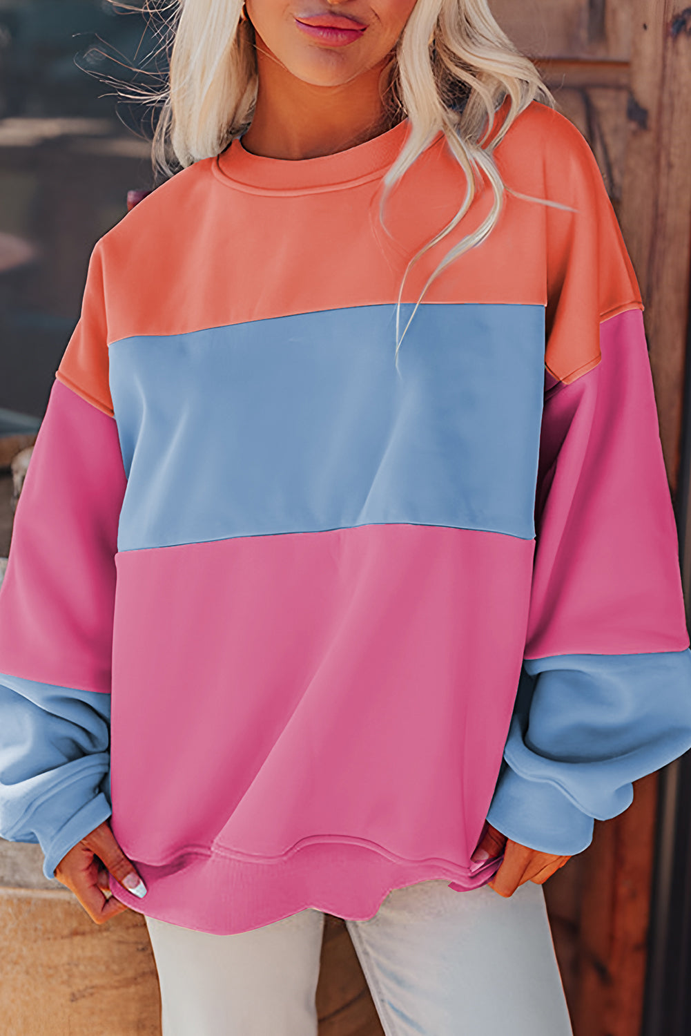 PREORDER: The Darla Stripe Color Block Pullover 9.30.24 osym