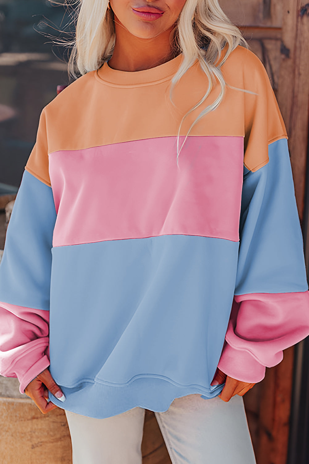 PREORDER: The Darla Stripe Color Block Pullover 9.30.24 osym