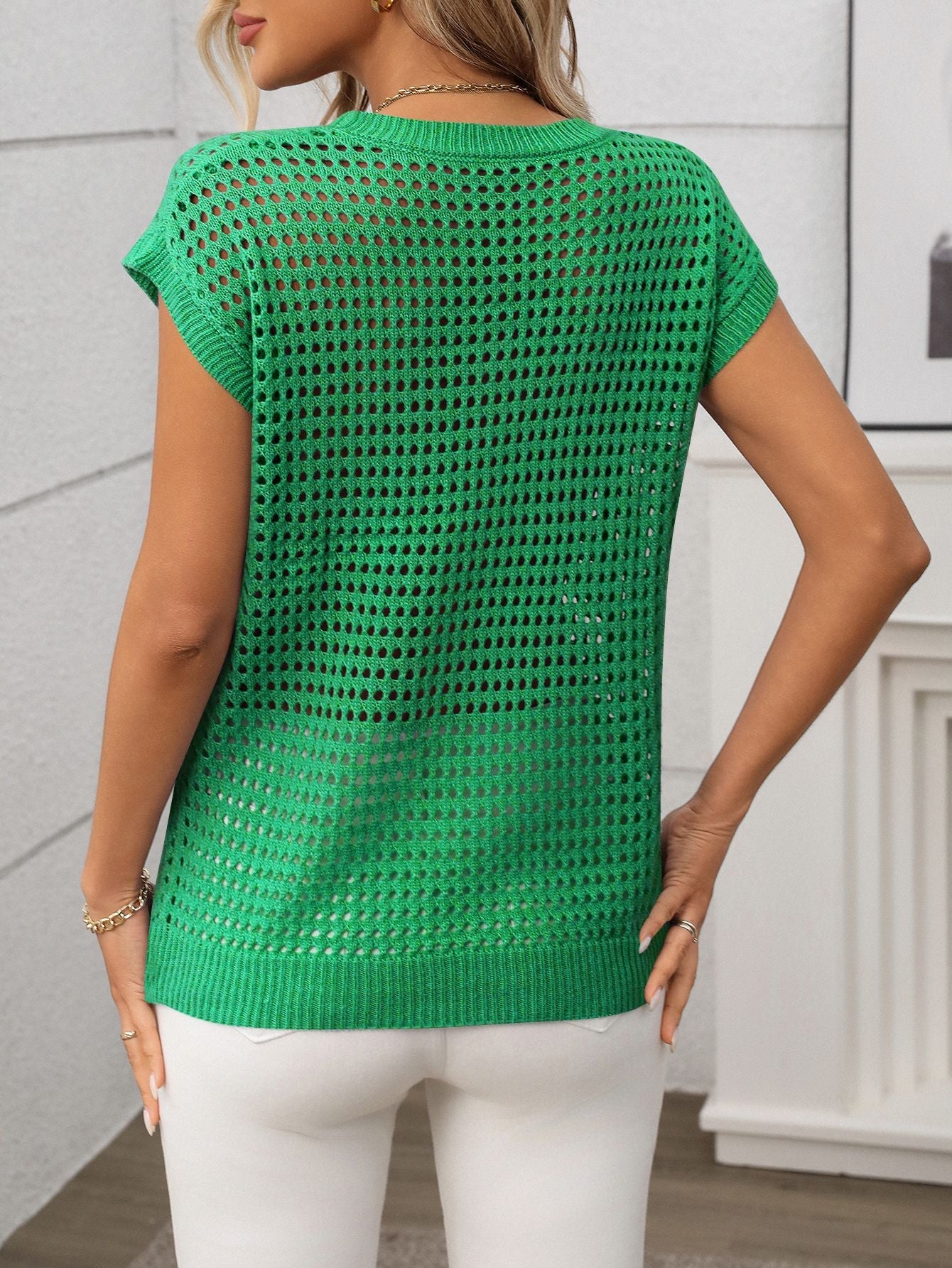 PREORDER: The Brielle Open Knit Sweater 6.22.26