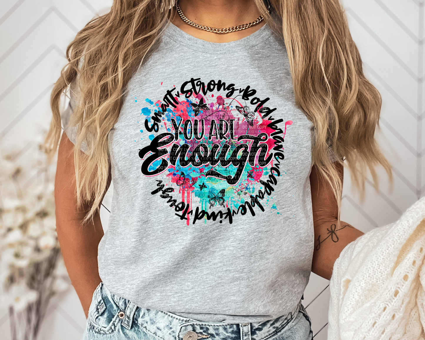 You Are Enough - Butterfly Paint