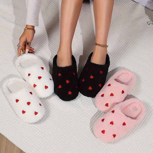 PREORDER: Little Embroidered Heart Slippers 12.23.24 osym