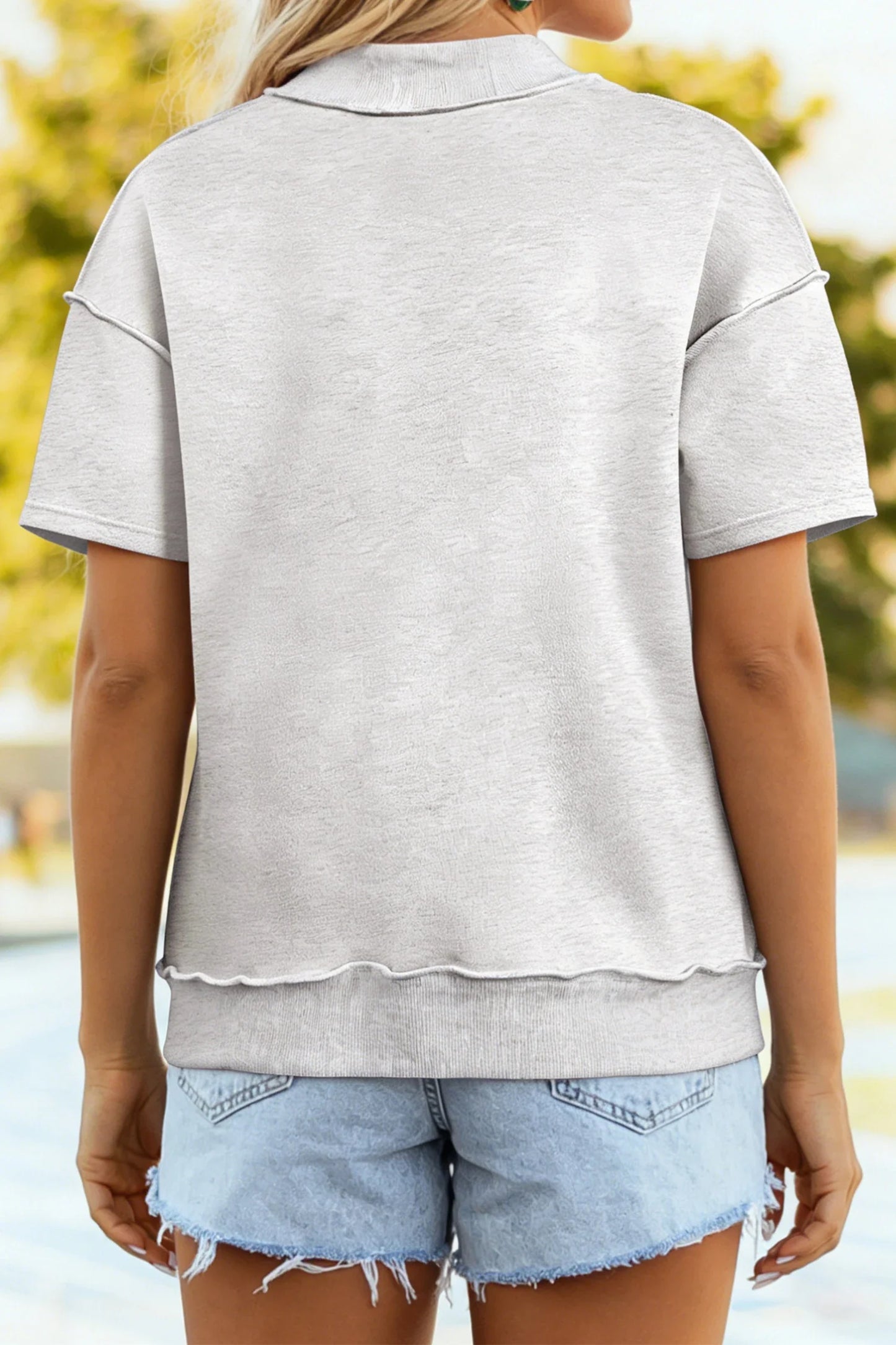 PREORDER: Short Sleeve USA Mock neck 5.26.26