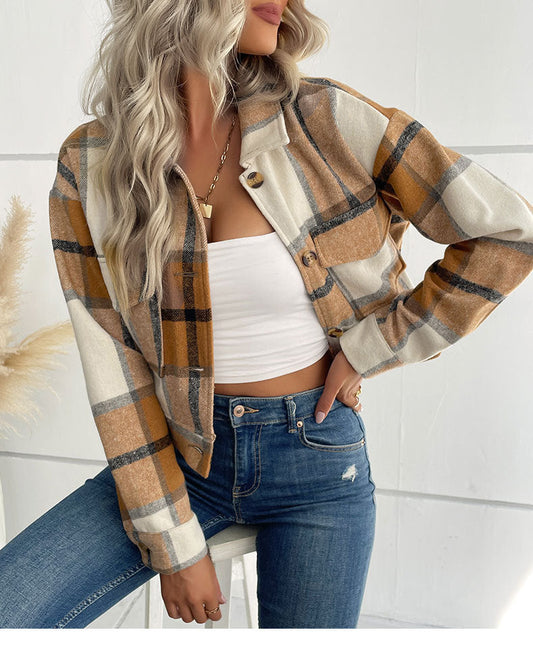 PREORDER: The Frannie Mid-Crop Flannel 9.30.24 osym