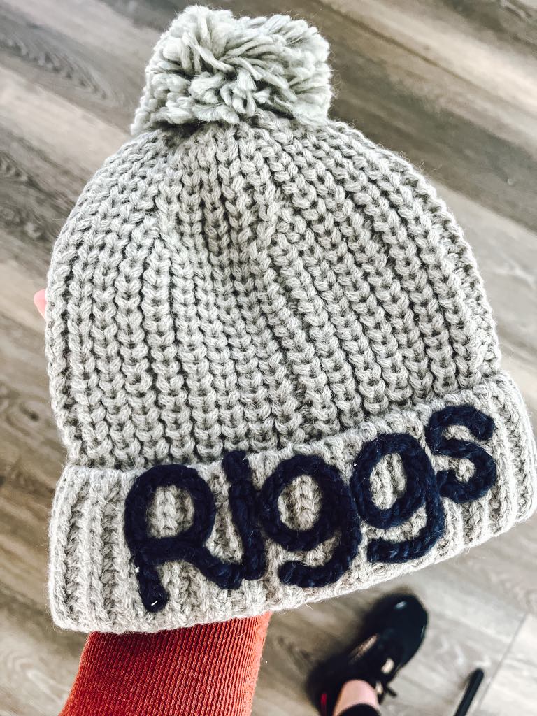 PREORDER: Custom Rope Embroidered Pompom Hat 12.1.25 OSYM