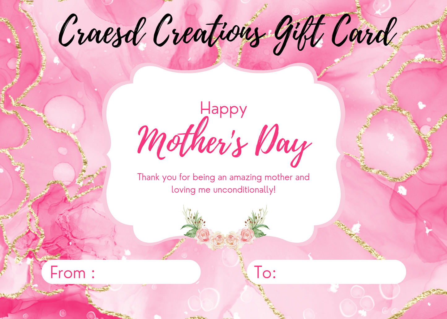 Mother's Day Gift Card