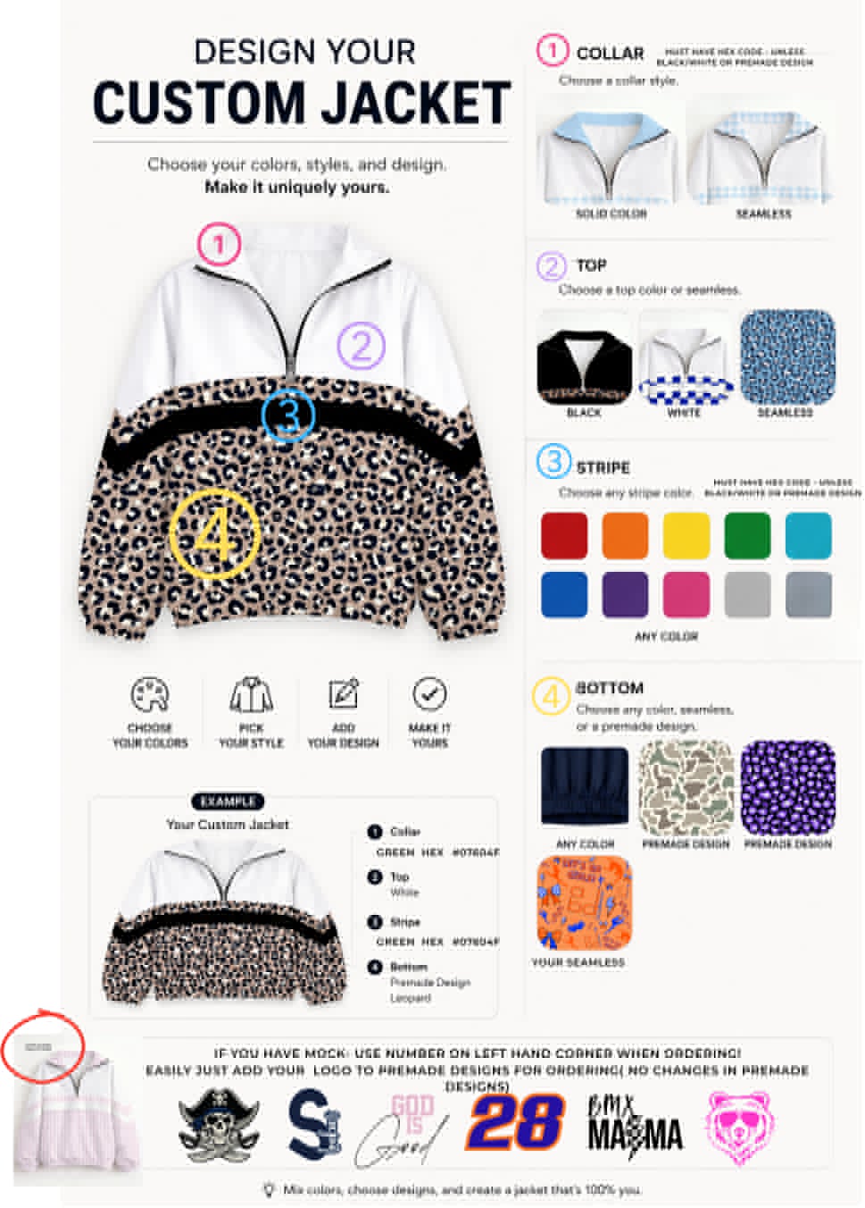 PREORDER: Customer Designed Mommy & Me Windbreaker RERUN - DO NOT HAVE MOCK #  8.24.26