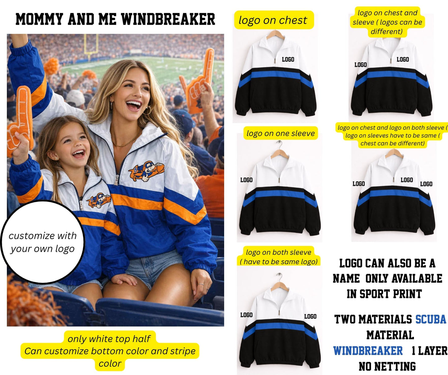 PREORDER: Mommy & Me Windbreaker RERUN 4.27.26 osym