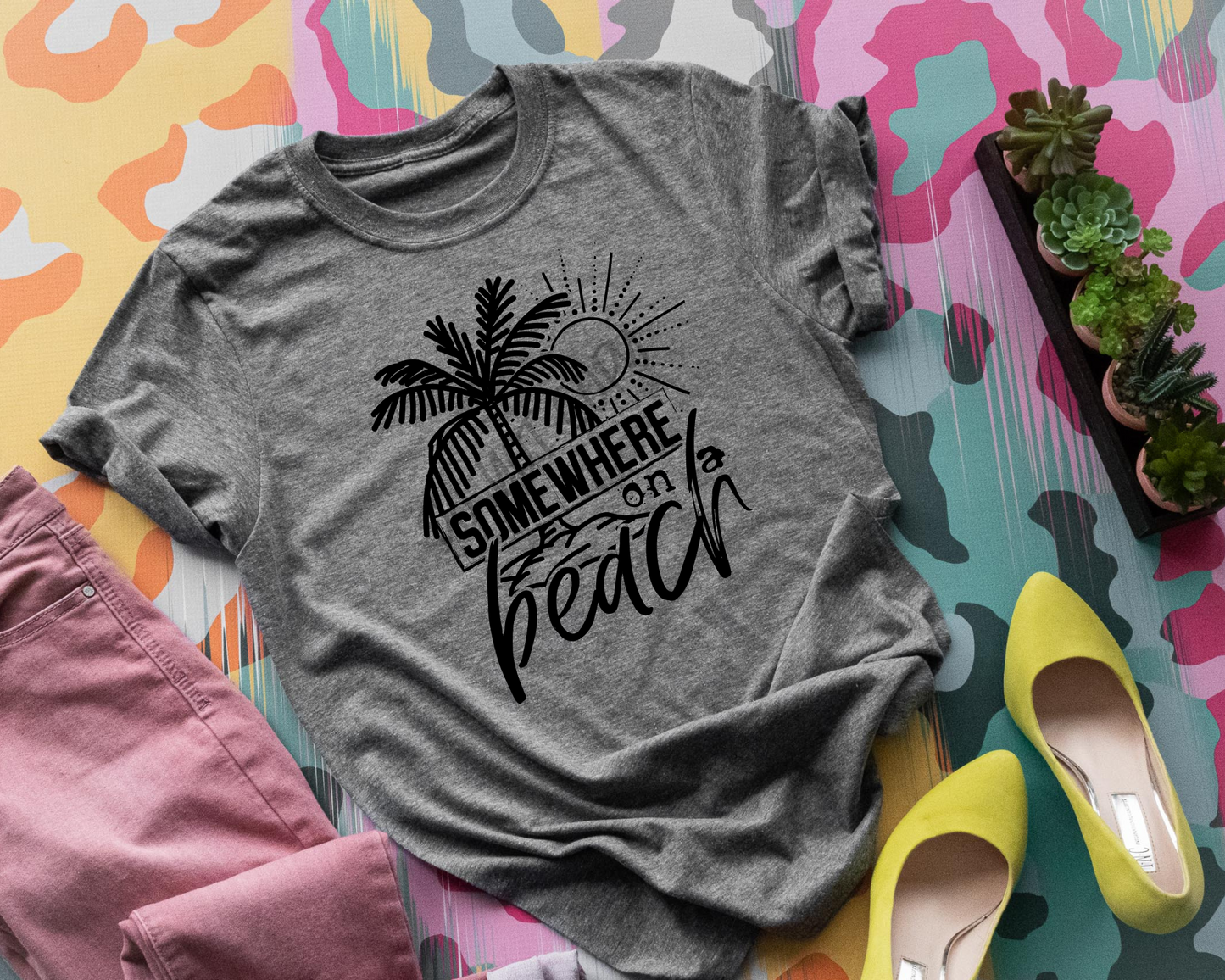 Somewhere On A Beach - Tee