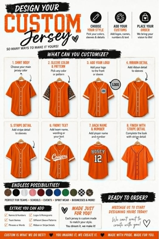 PREORDER: Custom Jersey (Gradient Fade) 7.13.26