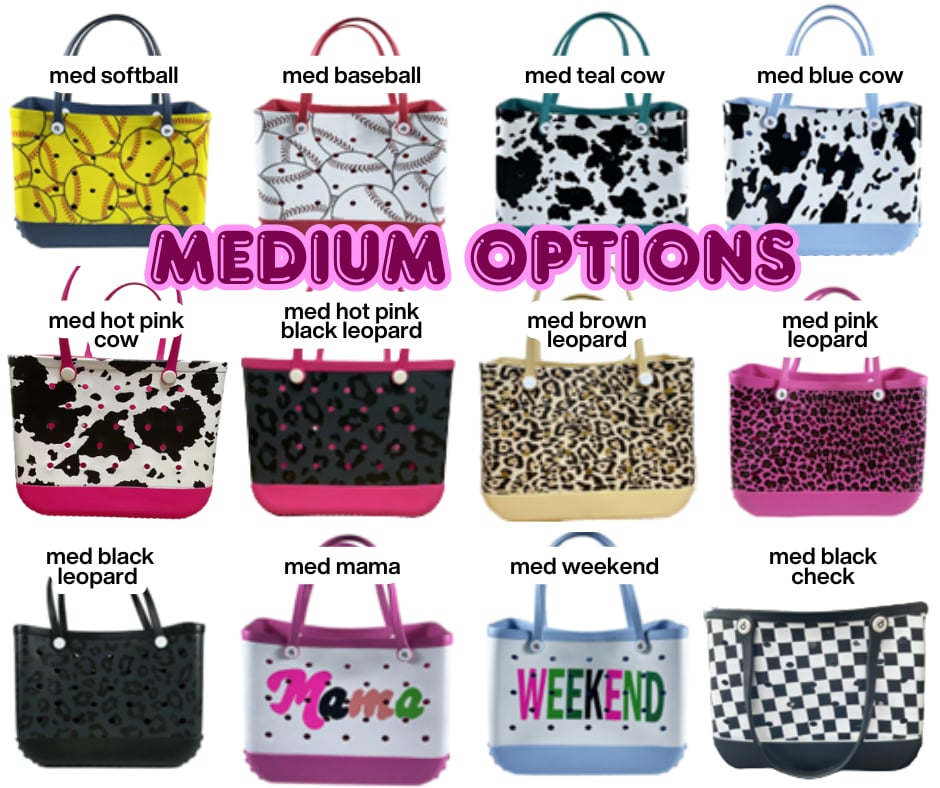 PREORDER: MEDIUM EVA CUSTOM TOTES 12.1.25 osym