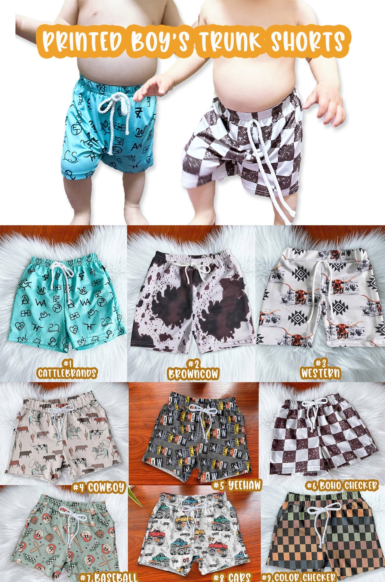 Boy's Swim Trunks Preorder